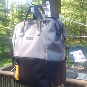 Sherpani Gray and Black Backpack